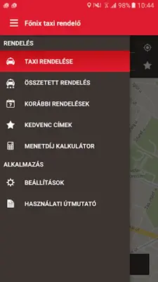 Főnix Taxi Debrecen android App screenshot 0