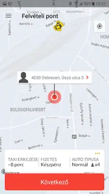 Főnix Taxi Debrecen android App screenshot 10